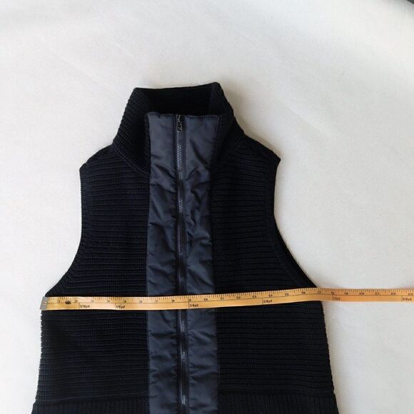 Eileen Fisher Merino Wool Zip Up Vest - Picture 9 of 13